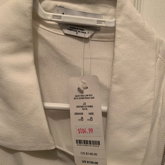 High low veste (white) - Picture 5 of 7